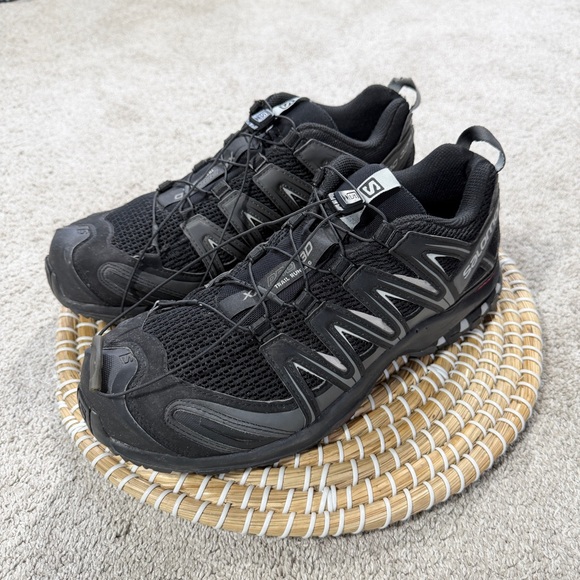 Salomon Men’s XA Pro 3D Trail Running Sneakers Shoes Ortholite Athletic Black 11 - Picture 2 of 13